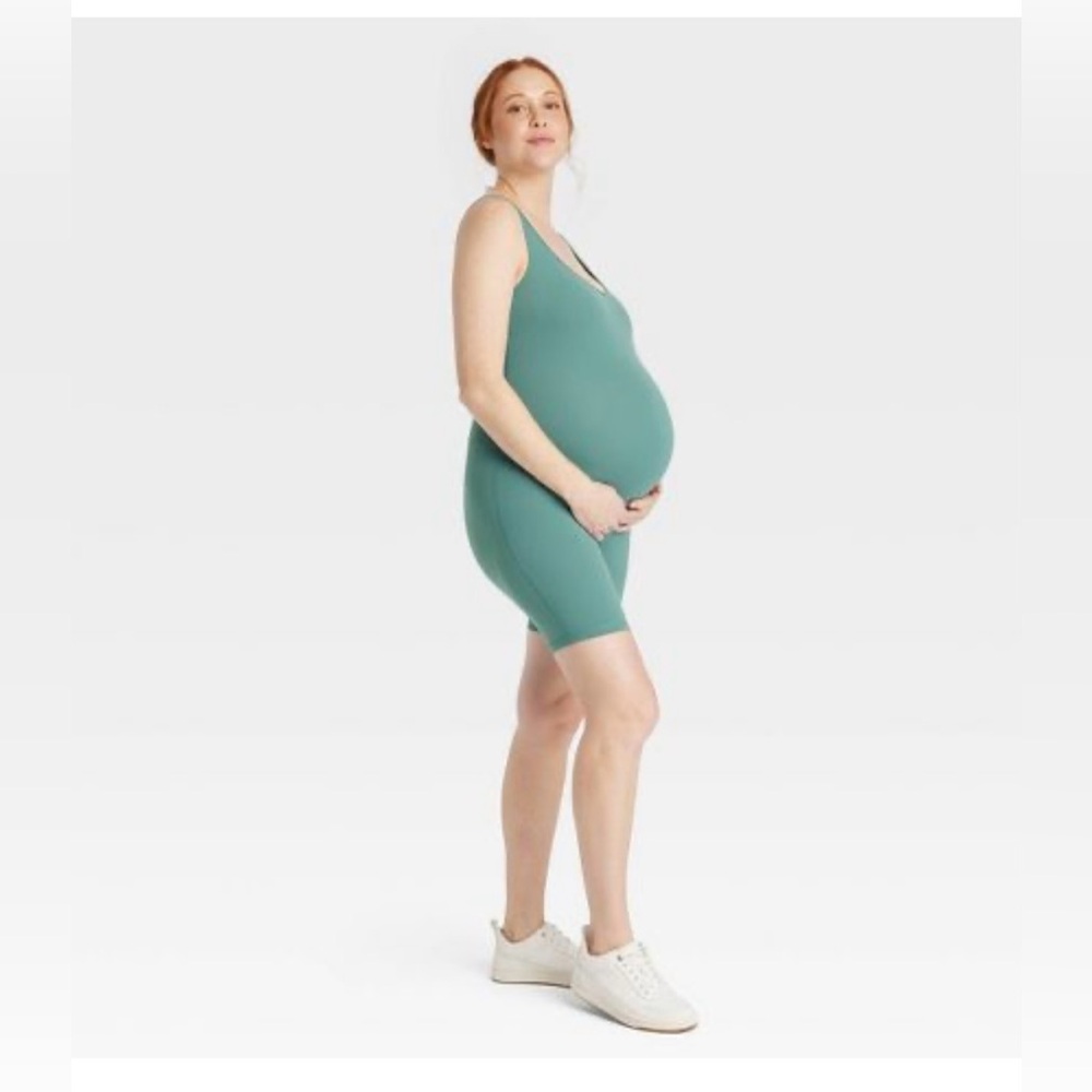 Sleeveless Unitard Maternity Jumpsuit - Isabel Maternity by Ingrid & Isabel